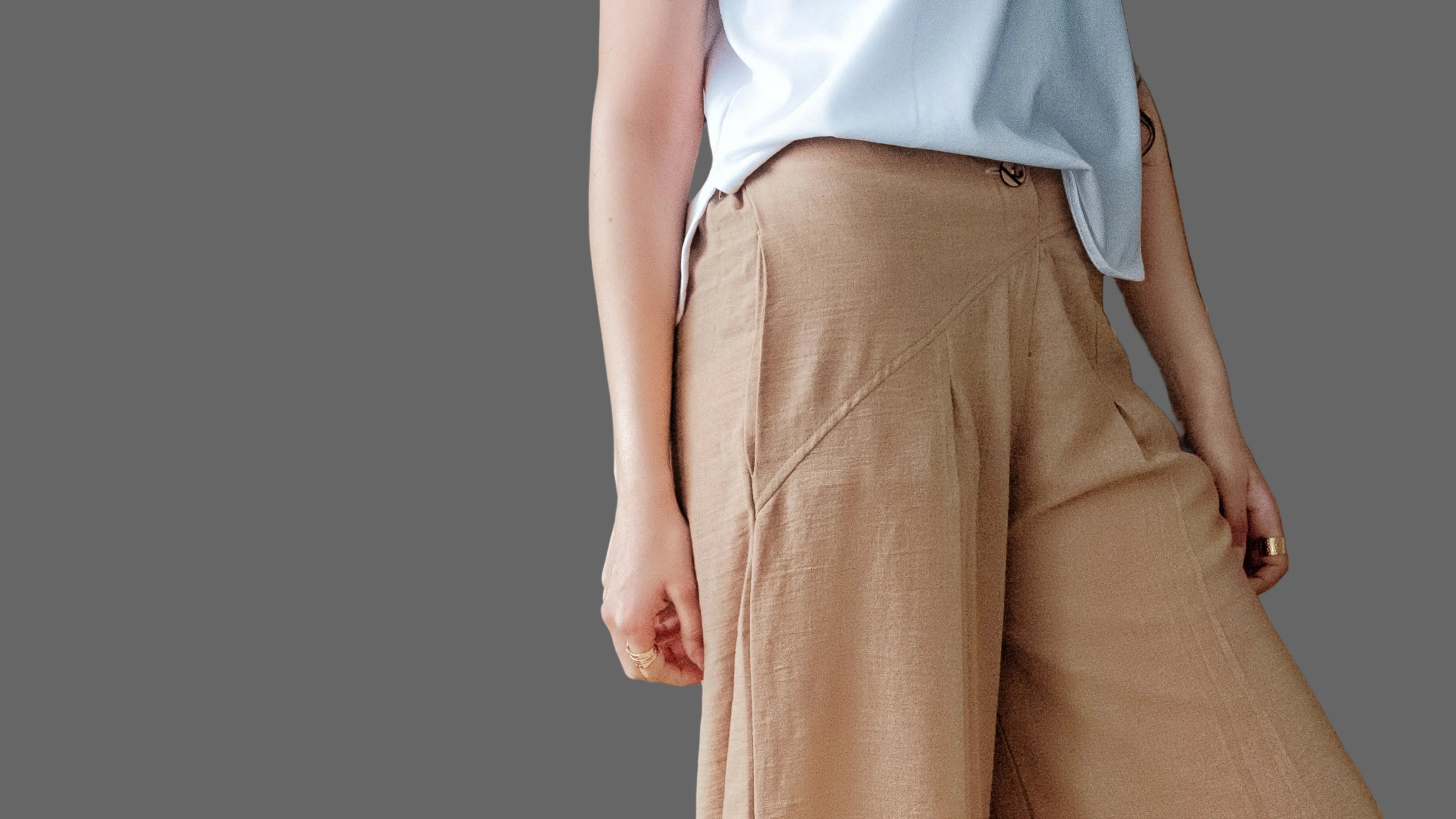 Linen Wide-Legged t