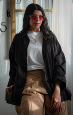Over Size Linen Shirt